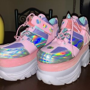 Dollskill platform sneakers only worn once
